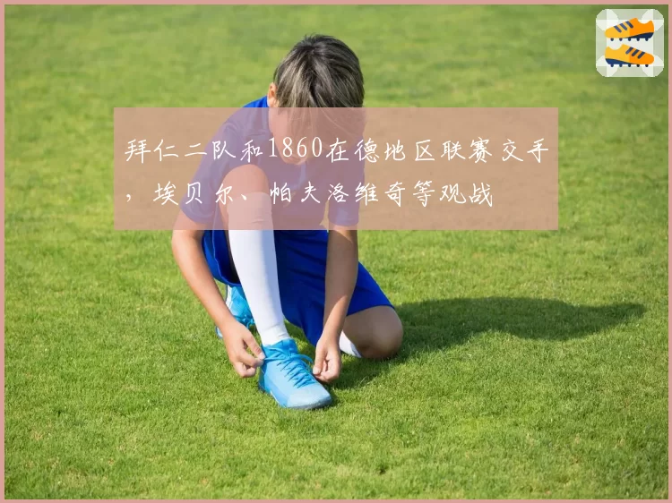 拜仁二队和1860在德地区联赛交手，埃贝尔、帕夫洛维奇等观战